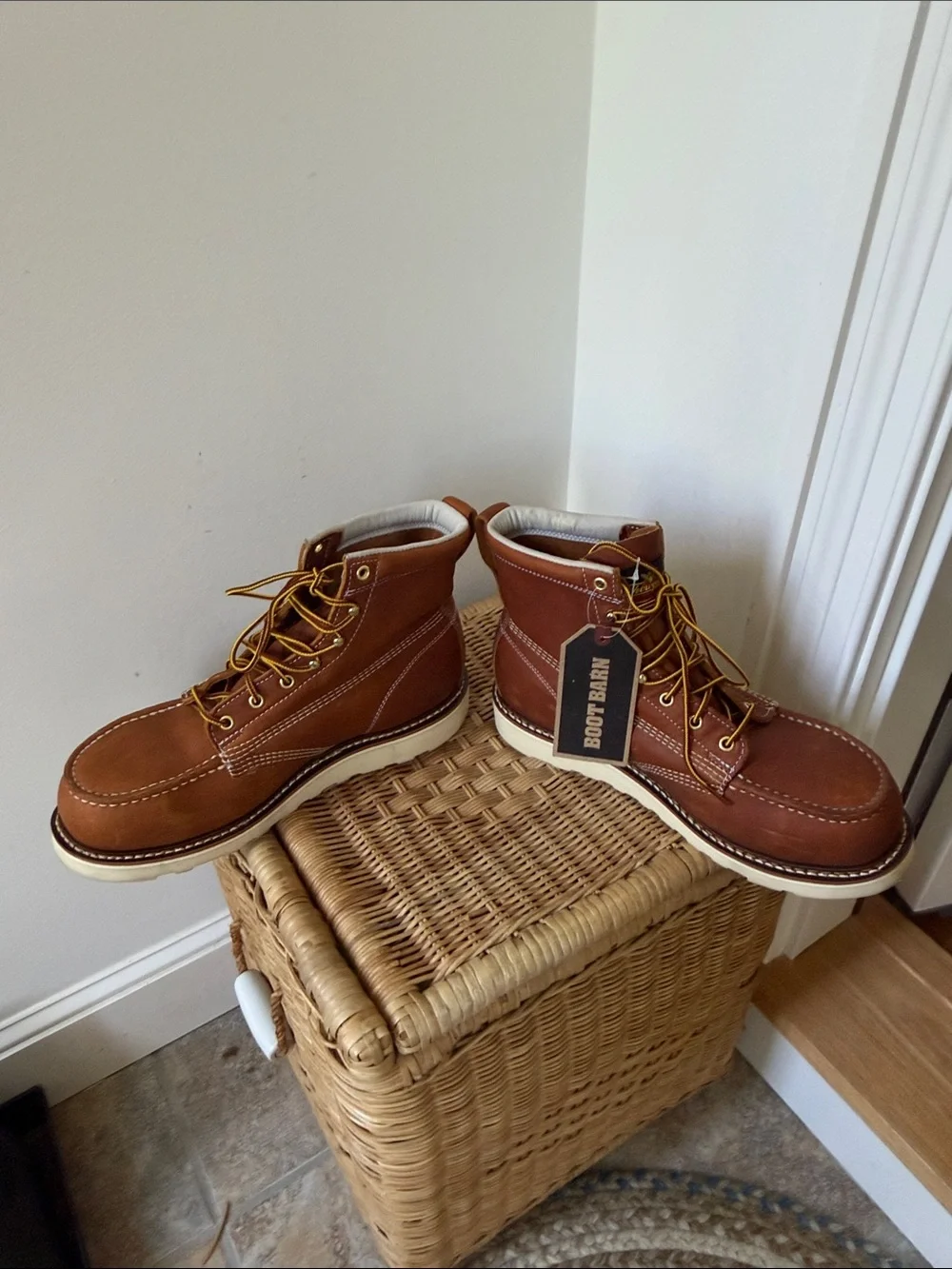 Thorogood American Heritage 6” Tobacco Moc Toe Work Boots Size 10 D NWT